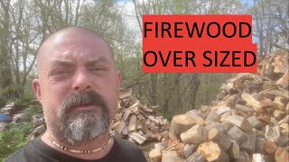 OVERSIZED FIREWOOD PILE firewood firewoodbusiness [upl. by Ethelin]