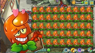 Plants Vs Zombies 2 Una Multitud de Cita Ardiente Queman a los Zombies [upl. by Durkee]