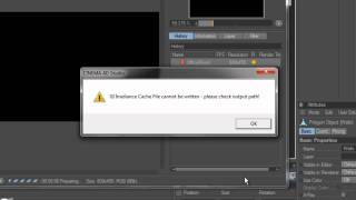 How to Fix quotGI Irradiance Cache File cannot be writtenquot in Cinema 4D [upl. by Aelanna]