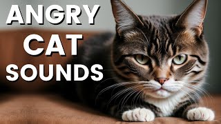 Angry Cat Sounds  Cat Meowing Sound Effects  In Ultra Slow Motion  8 Hours [upl. by Winchester433]