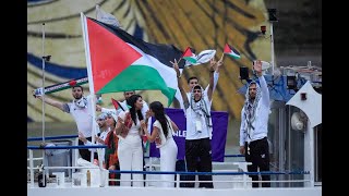 JO Paris 2024  les athlètes palestiniens pleins despoir [upl. by Butch713]