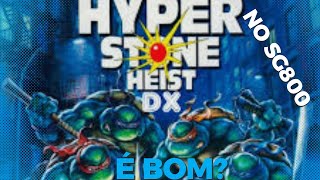 TESTANDO TMNT HYPERSTONE HEIST SG800 MEGA DRIVE [upl. by Neibart]