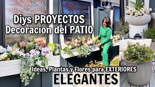 IDEAS para DECORAR tu PATIO TERRAZA o BALCONES  DECORACIONES de EXTERIORES ELEGANTES ✅ Diys Trucos [upl. by Justin]