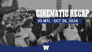 Cinematic Recap Bombers vs Montreal Alouettes  Week 21 [upl. by Lukasz]