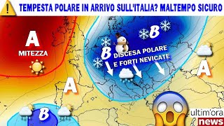 METEO PRIMA IRRUZIONE INVERNALE SULLITALIA ENTRO FINE MESE PROSEGUE MALTEMPO FRESCO E PIOGGE [upl. by Enaek707]