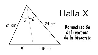 CÓMO HALLAR EL SEGMENTO DESCONOCIDO DEL TRIÁNGULO Geometría Básica [upl. by Annek]