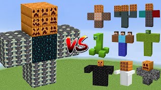 MUTANT WARDEN vs All Minecraft Bosses  Minecraft Mob Battle [upl. by Colan]