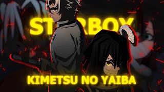 Kimetsu No Yaiba  Starboy AMV EDIT 4K [upl. by Colas]