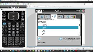 TI NSpire CX CAS  Rechnen mit Einheiten  Mathago [upl. by Herbert]