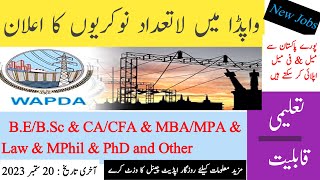 Wapda New jobs 2023 Rozgar Update [upl. by Eidnyl]