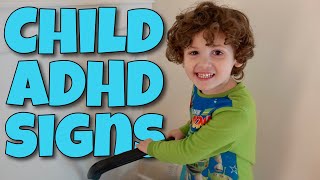 EARLY ADHD SIGNS IN 4 YEAR OLD [upl. by Erny]