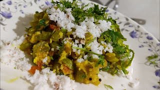 नविन पद्धतीने बनवा पडवळची भाजी marathi recipesnake gourd sabji [upl. by Loredo655]