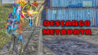 NUEVO METADATA TODO ROJO EN FREE FIRE [upl. by Hayott]