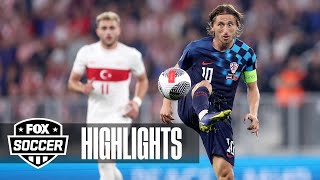 Croatia vs Turkey Highlights  European Qualifiers [upl. by Chaddie]