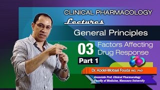 General Principles of Pharmacology Ar  03  variation in drug response  Part1 [upl. by Iseabal425]