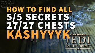 All Kashyyyk Chests amp Secrets Locations Star Wars Jedi Fallen Order [upl. by Anileve363]