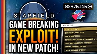 Starfield  UPDATE The Most BROKEN Glitch Infinite XP amp Credit Exploit [upl. by Ybrek]