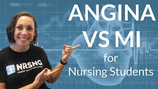 Angina vs MI for Nursing Students [upl. by Carlene900]