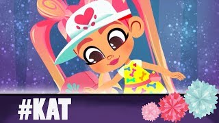 Hairdorables 🐶 All About KAT 📣 Cartoon amp Toy Play Parodies [upl. by Ibed]