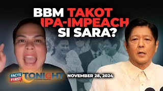 BBM dinaga sa posibleng impeachment ni Sara Duterte [upl. by Limhaj]