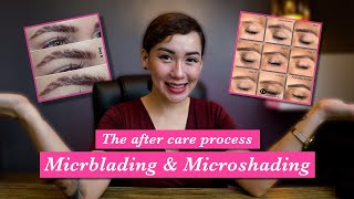 MICROBLADING AFTER CARE PROCESSES [upl. by Trevar]