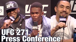 UFC 271 Press Conference Adesanya vs Whittaker 2 [upl. by Beaufort]