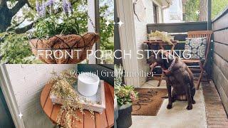 How to Decorate Your Front Porch Coastal Grandmother Edition amp Habitation Box Unboxing [upl. by Braeunig]