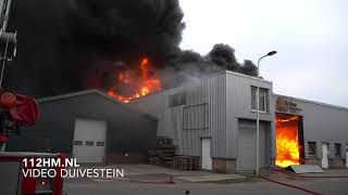 Zeer grote brand in Lekkerkerk [upl. by Aimerej480]