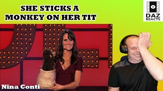 Daz Reacts To Nina Conti Ventriloquism and Monkey Act [upl. by Lem]