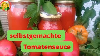 Tomatensauce selber machen🍅Grundrezept [upl. by Leora]