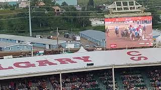 Calgary Stampede 2024 Chuckwagon Race 5  COWBOYS RANGELAND DERBY CHUCKWAGON RACES [upl. by Gladine]