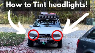 How to Tint Headlights Like a Pro  StepbyStep Tutorial [upl. by Ramirolg]