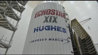 Atlas V EchoStar XIX Encapsulation [upl. by Guendolen333]