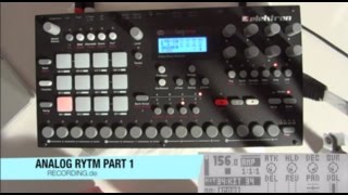 Demo Elektron Analog Rytm Part 1 GERMAN [upl. by Valentine]