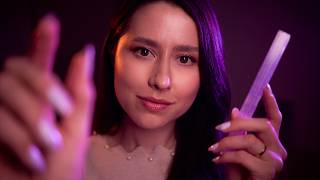 ✨🤏 ASMR Removing negative energy for sleep  plucking tktk mouth sounds personal attention [upl. by Liddie]