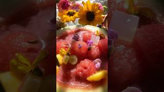 Korean Watermelon Punch  Subak Hwachae  BTSs In the soop Hwachae Recipe shorts [upl. by Hengel]