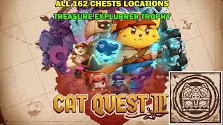 Cat quest 3 walkthrough  All 162 chests locations  All chests for islands  Treasure expulorrer [upl. by Herwig868]