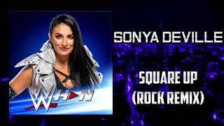 WWE Sonya Deville  Square Up Rock Remix  AE Arena Effects [upl. by Orvah868]