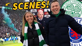 💥 CRAZY CELTIC CELEBRATIONS v RANGERS [upl. by Tessil337]