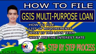 APPLY GSIS MULTIPURPOSE LOAN ONLINE [upl. by Albric]