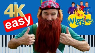 The Wiggles  Michael Finnegan EASY Piano Tutorial 4K [upl. by Cohe715]