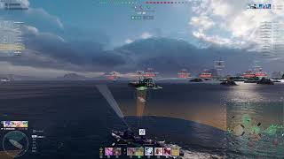 World of Warships Me Try to get quotDetonationquot WARNNING Voice amp Anime Music is On Part 3 [upl. by Lienad]