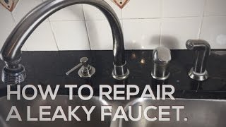 How to repair a leaky Delta faucet [upl. by Ayatnahs]