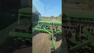 Planting soybeans in the driveway [upl. by Gnel]