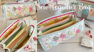 Sew Together Bag Tutorial MultiZipper Pouch [upl. by Kayla]