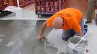 Aquaflex  Application at Walmart Owatonna MN 2 [upl. by Halak]