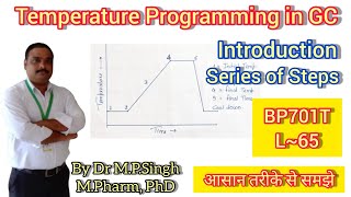 Temperature Programming in Gas Chromatography  Instrumental methods of Analysis  BP701T  L65 [upl. by Dosia]