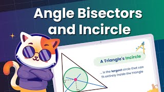 Angle Bisectors and Incircle  KS3 KS4 GCSE Maths [upl. by Ardnalahs392]