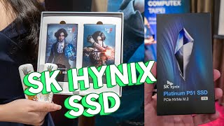 Super highquality SSDs by SK Hynix  Computex 2024 [upl. by Aveline]