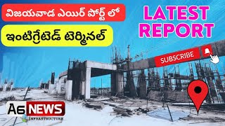 Vijayawada Airport New Integrated Terminal Building Works latest Status  Vijayawada Airport [upl. by Asin]